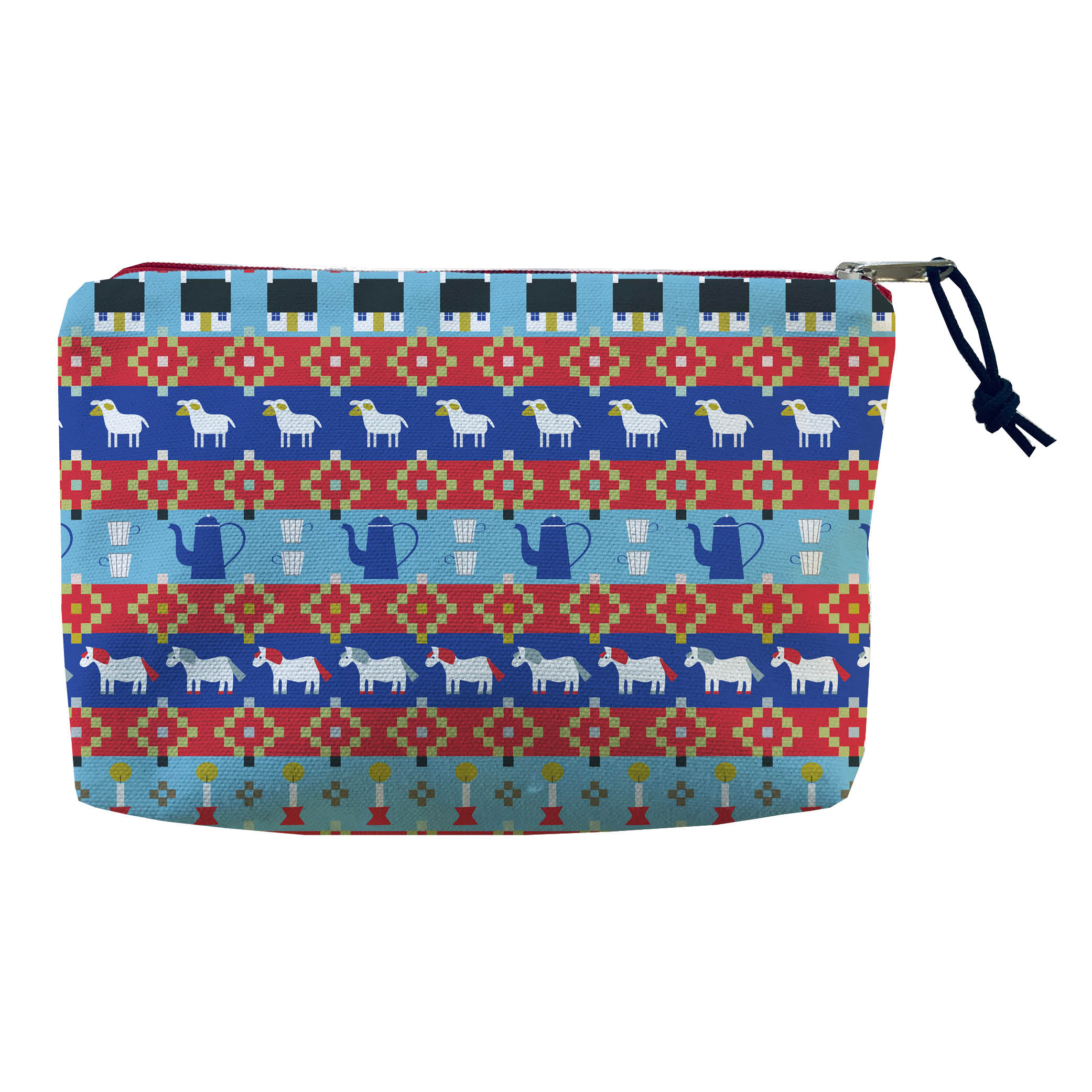 Indigo Snow White Filofax Personal A5 Organizer Indigo Zipper Pouch Snow  Pattern - Pen & Accessory Case For Filofax Organizers Baby Shower Gift Crate