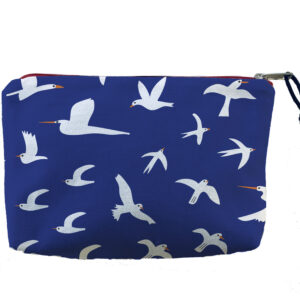 Birds on zippered pouch, ©Solvejg