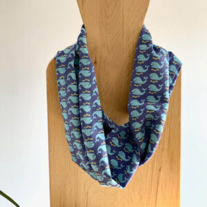 infinity scarf with whales